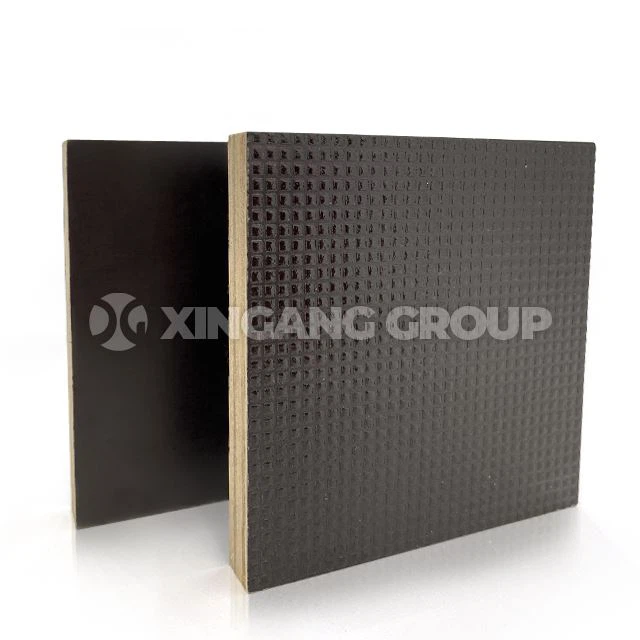 1250X2500mm Full Birch Core Anti-slip Film Coated Plywood/anti-slip Film Faced Plywood Truck Floor Dance Stage