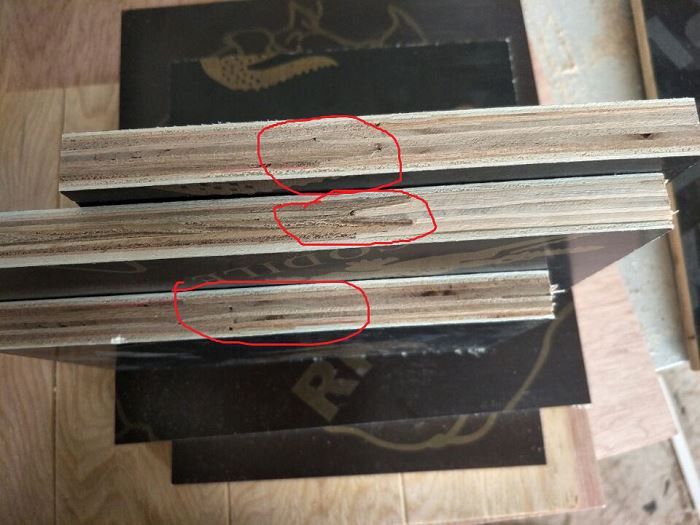 Madera contrachapada con revestimiento de película finger joint barata
