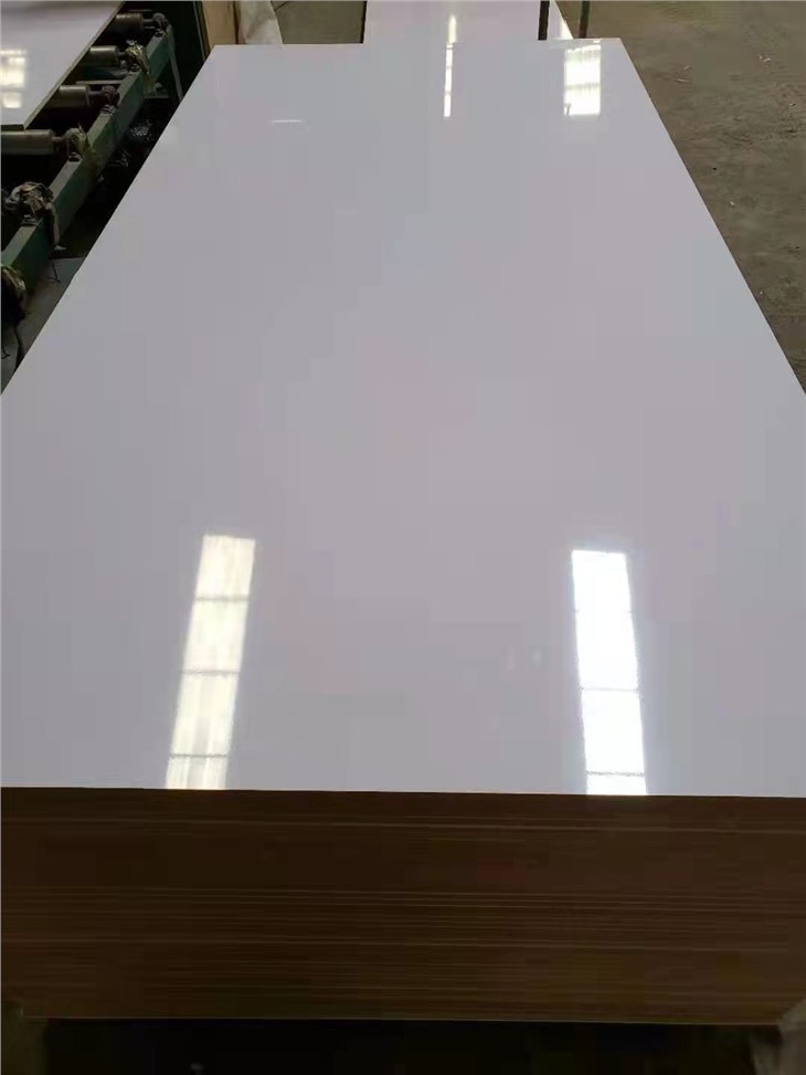 Mdf crudo de grano de madera de melamina Mdf