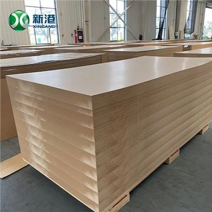 MDF liso con revestimiento de melamina blanca de 12 mm, 15 mm, 18 mm, 1220x2440 mm para muebles y gabinetes de cocina
