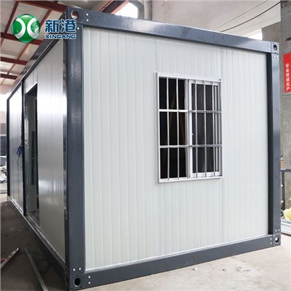 Casas de contenedores plegables prefabricadas Casa prefabricada plegable Oficina Casa de contenedores de paquete plano plegable