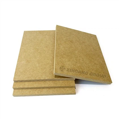 MDF muebles profesionales decorativos de densidad media 1220*2440*12/15/18mm superficie de melamina de doble cara tablero de fibra MDF